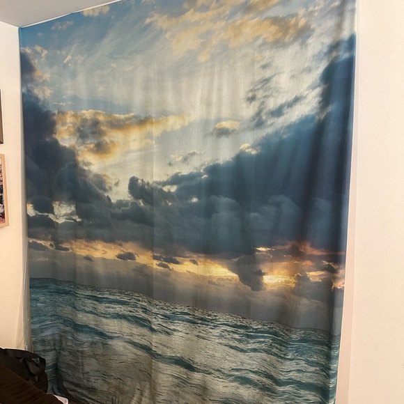 Plum and bow Ocean Horizon Tapestry - Picture 1 of 9